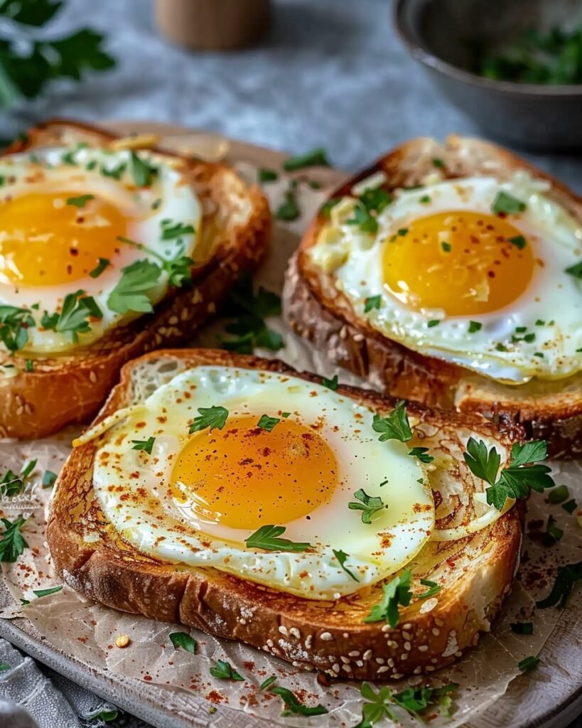 Air Fryer Egg and Cheese Toast