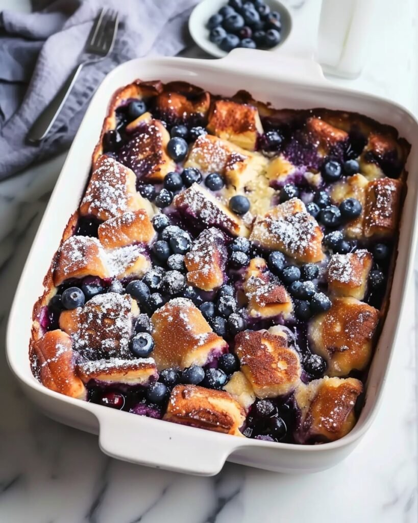 Blueberry French Toast Casserole