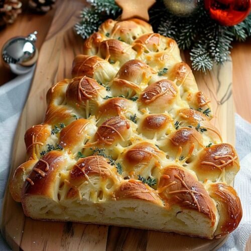 Cheesy Pull-Apart Tree Bread