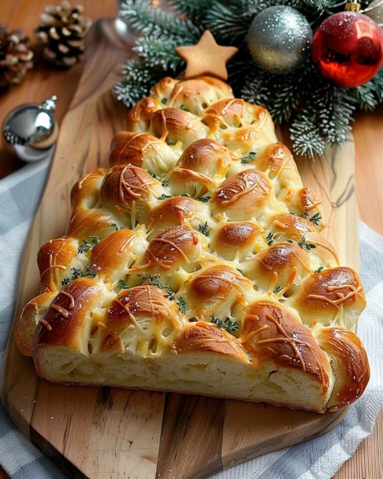 Cheesy Pull-Apart Tree Bread