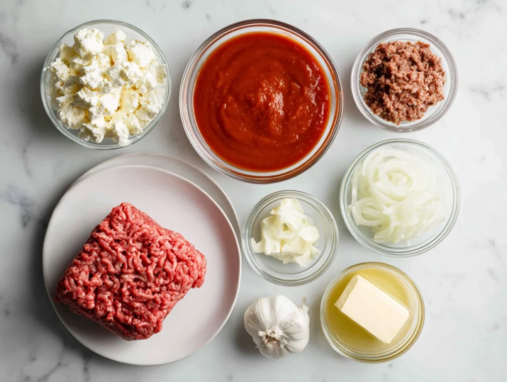 High Protein Creamy Taco Soup Ingredients
