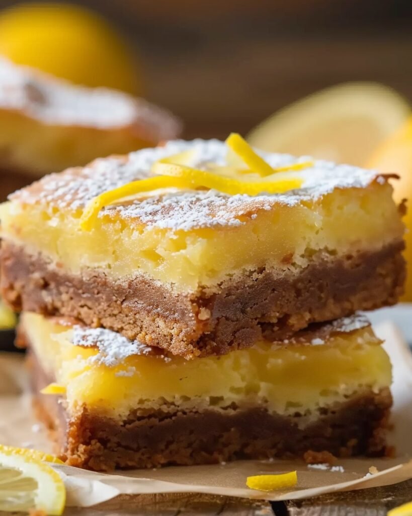 Lemon Brownies Recipe