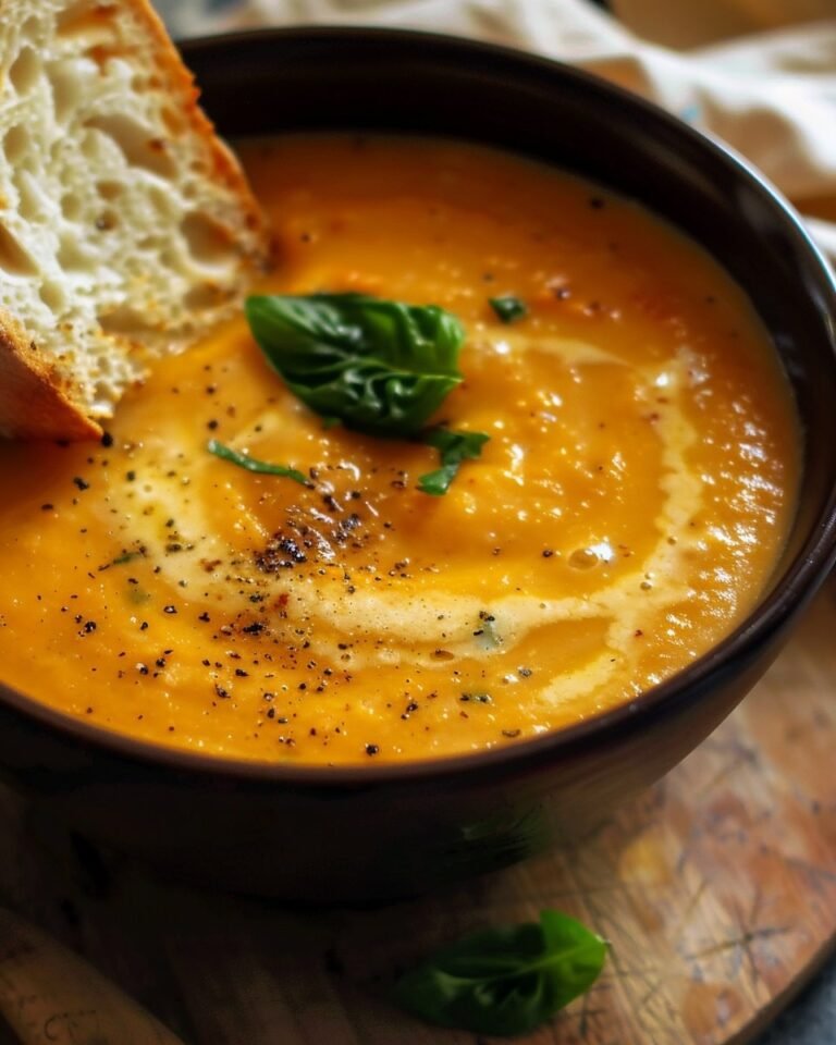 Creamy Roasted Veggie Soup