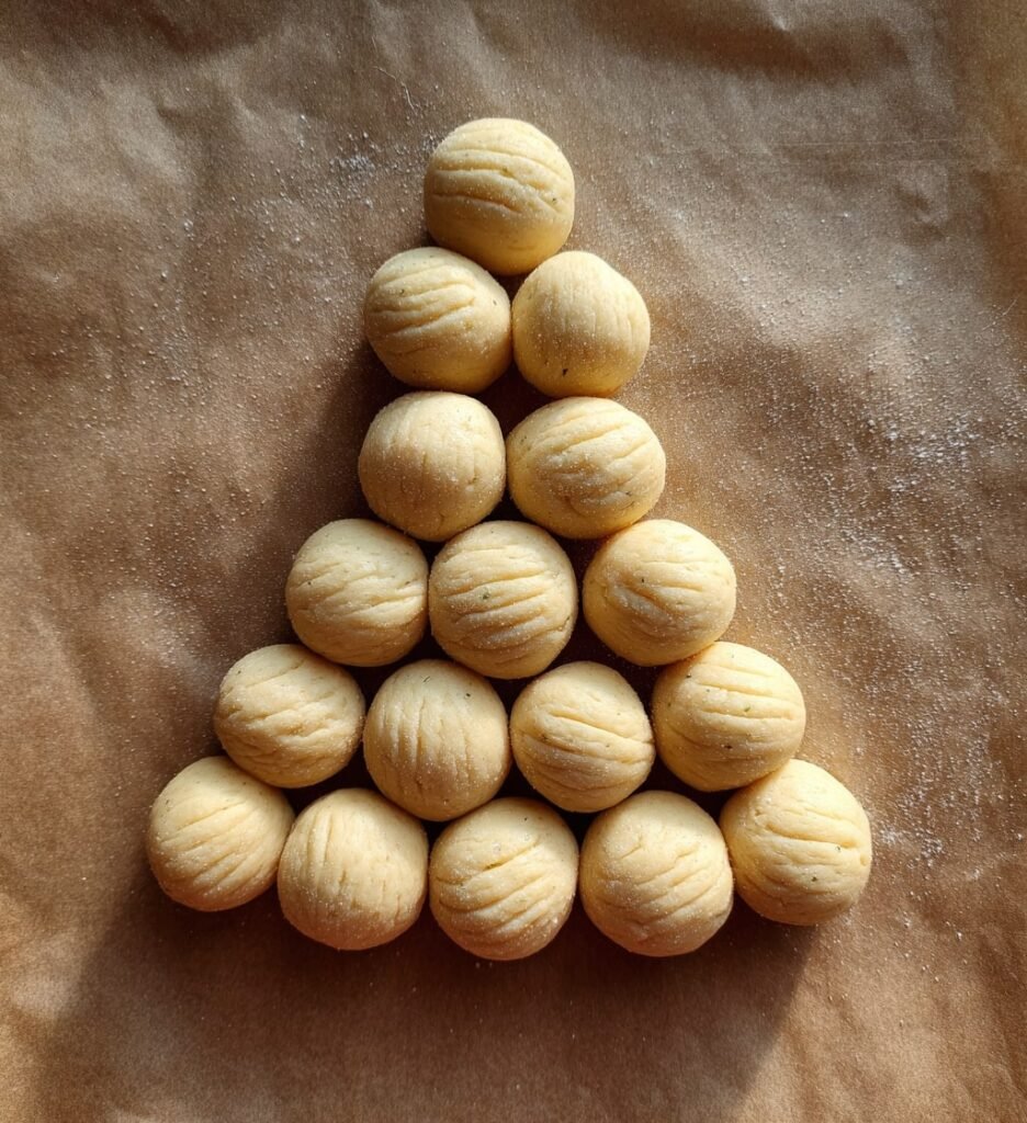 Cheesy Pull-Apart Tree Bread Process