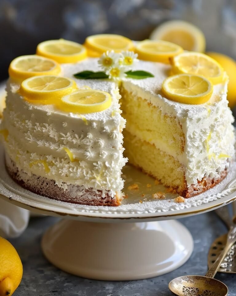 Italian Lemon Cream Cake