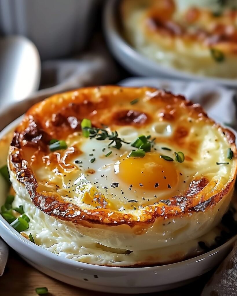 Baked Cottage Cheese Eggs