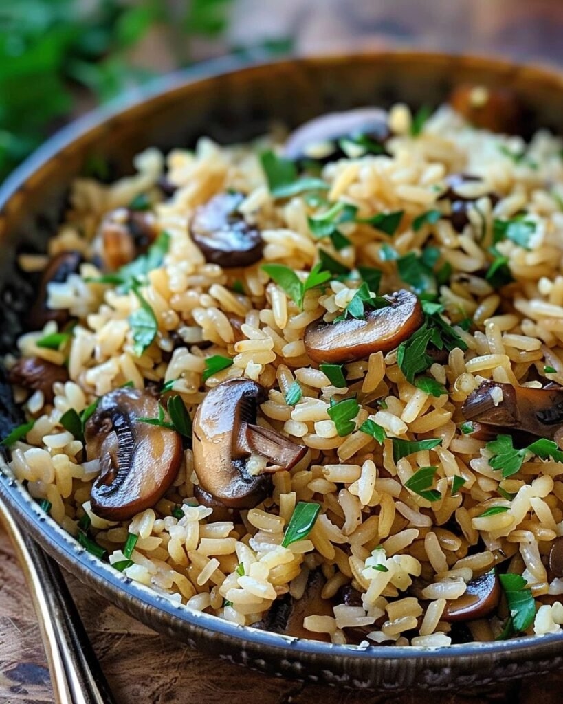 One-Pot Mushroom Rice
