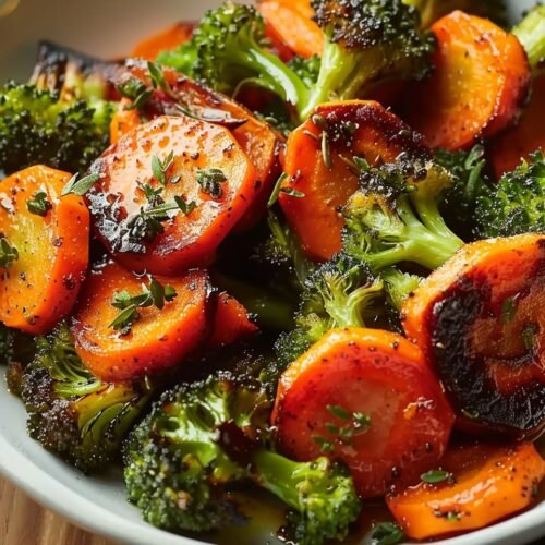 Roasted Broccoli and Carrots Recipe