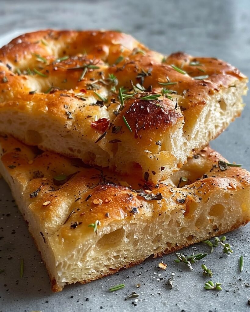  No-Knead Focaccia Bread