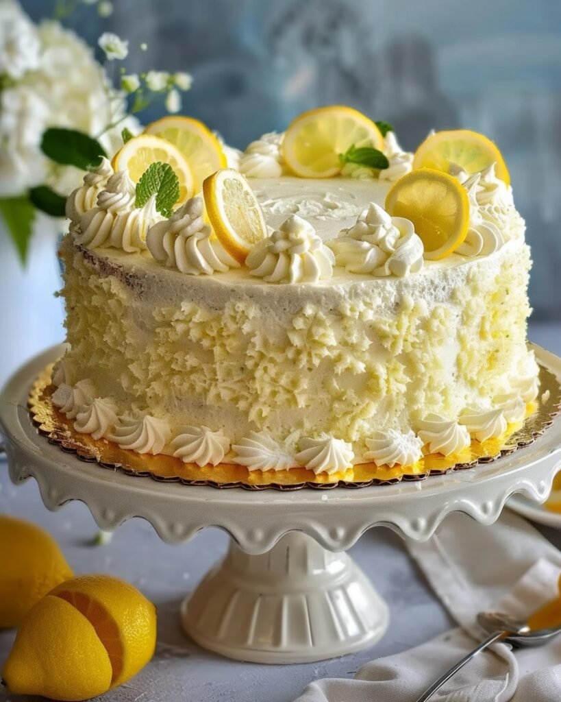 Italian Lemon Cream Cake