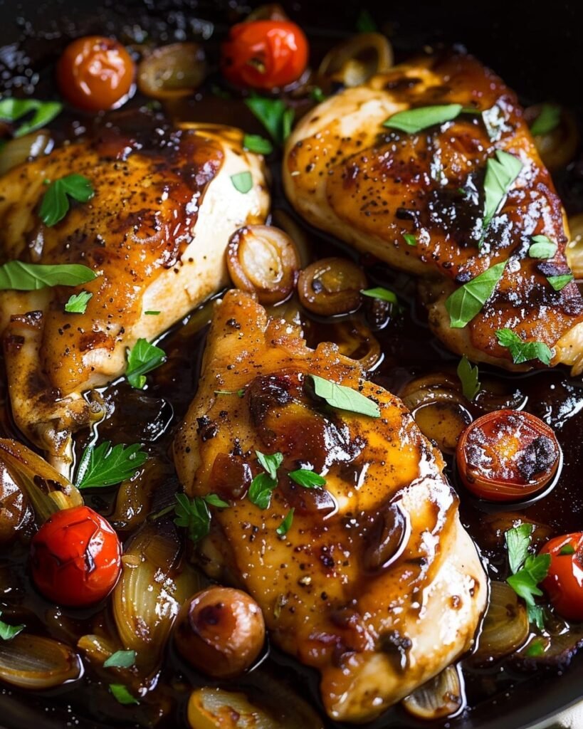 One Pan Balsamic Chicken