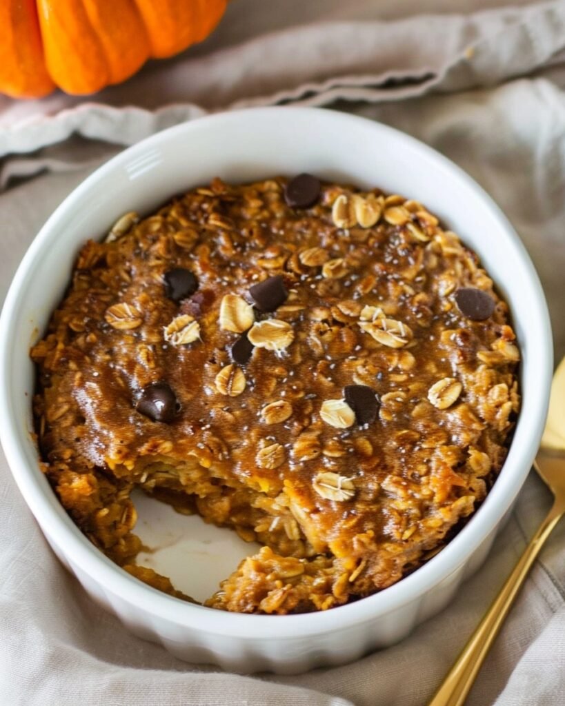 Pumpkin Baked Oatmeal