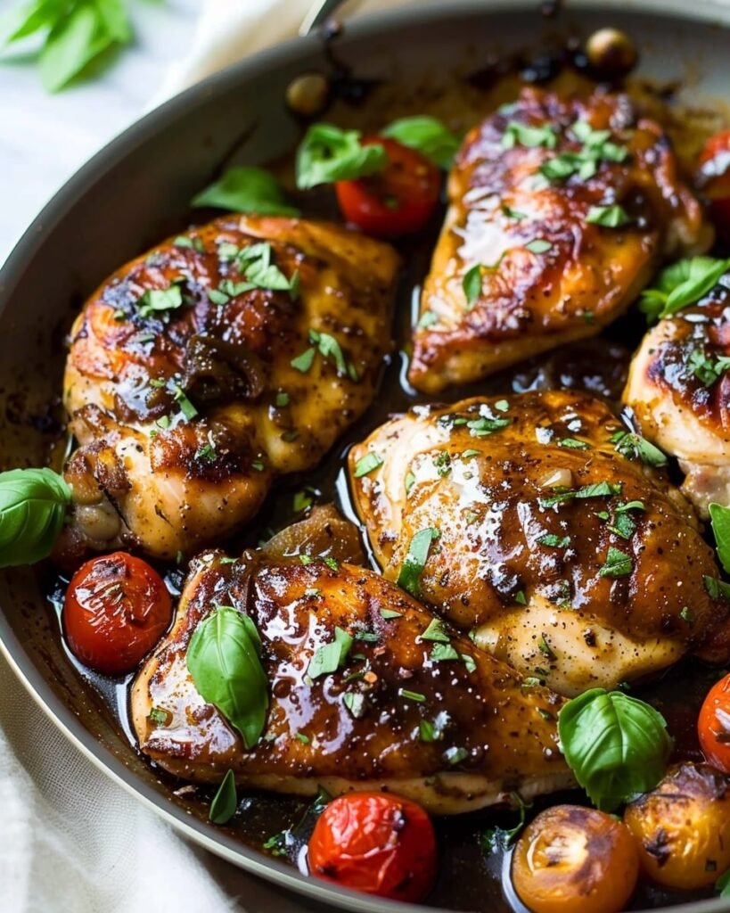 One Pan Balsamic Chicken