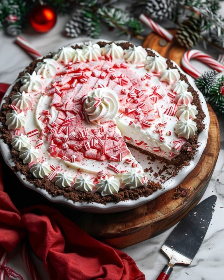 Candy Cane Pie