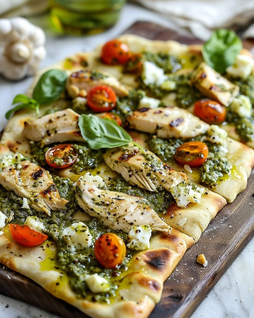 Chicken Pesto Flatbread