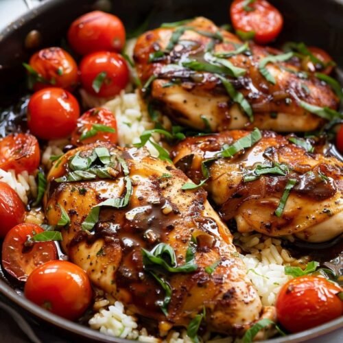 One Pan Balsamic Chicken