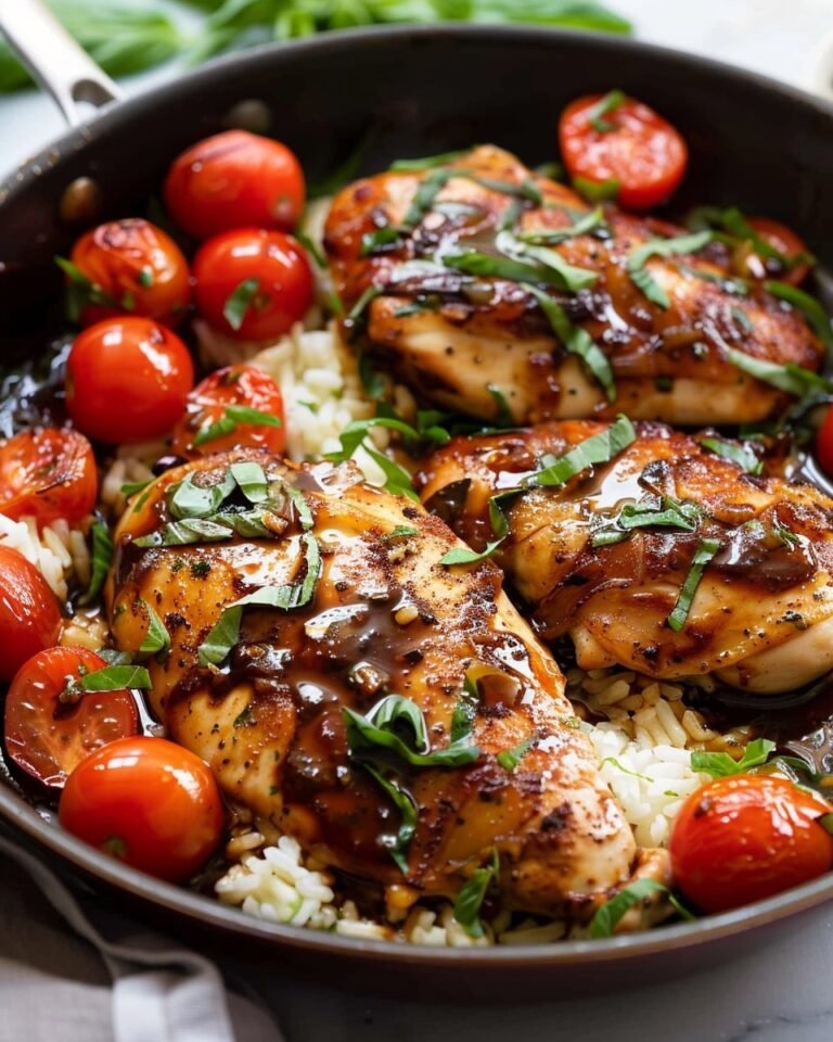 One Pan Balsamic Chicken