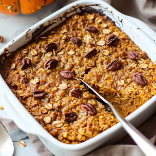 Pumpkin Baked Oatmeal