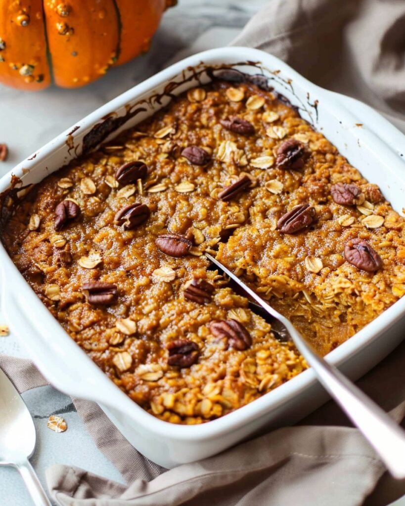 Pumpkin Baked Oatmeal