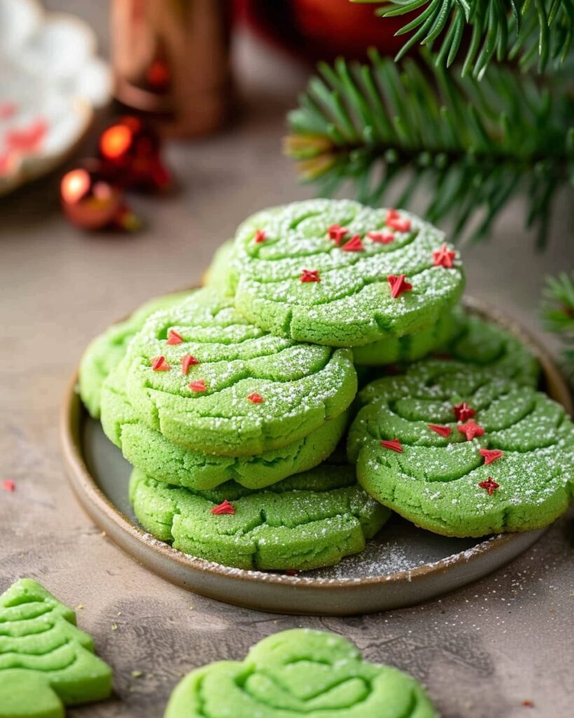 Grinch Sugar Cookies
