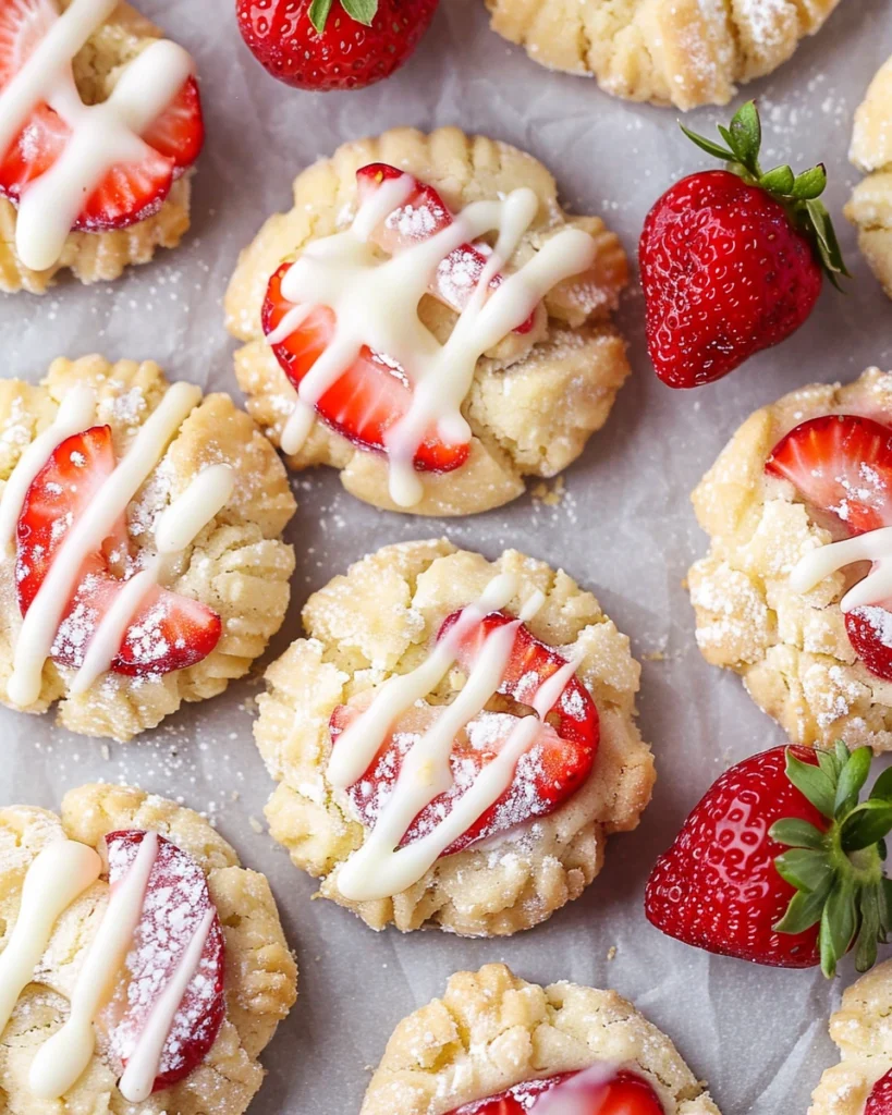 Strawberry Shortcake Cookies