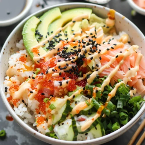 California Roll Sushi Bowls