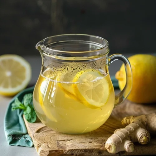 Fresh Ginger Tea (4 Ingredients)