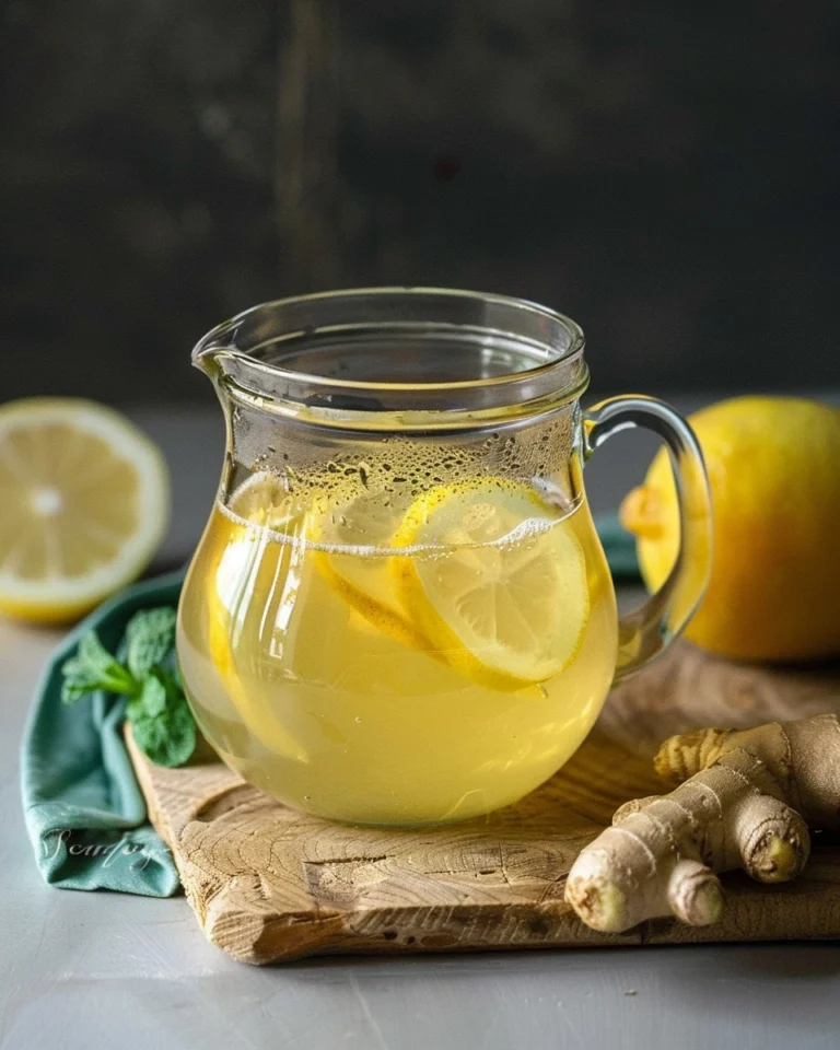 Fresh Ginger Tea (4 Ingredients)