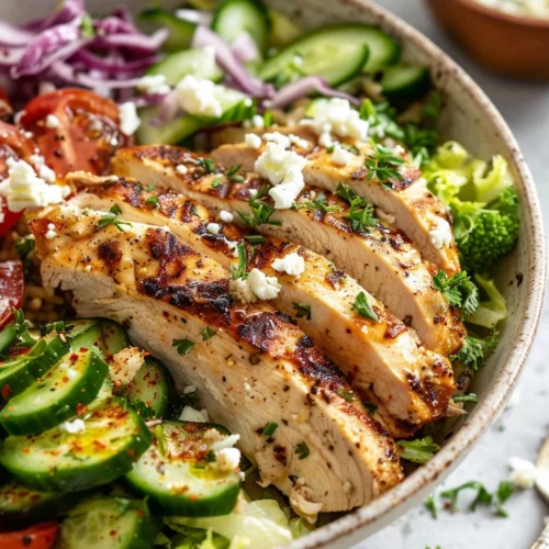 Greek Chicken Bowls