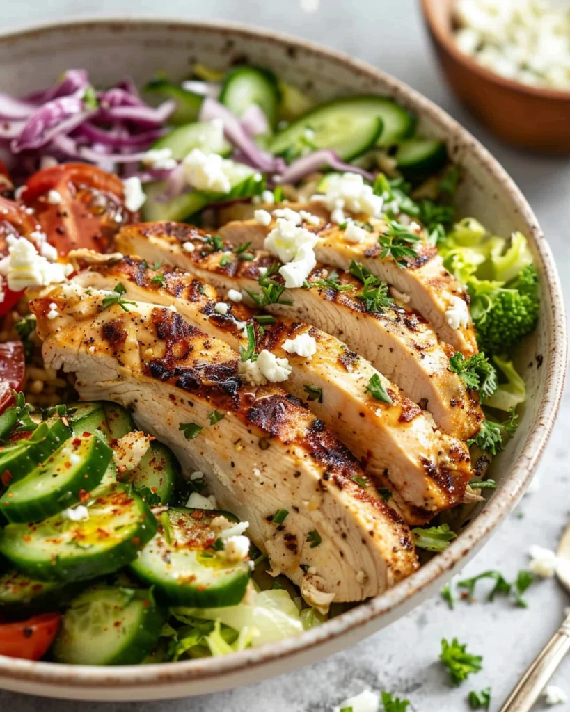 Greek Chicken Bowls