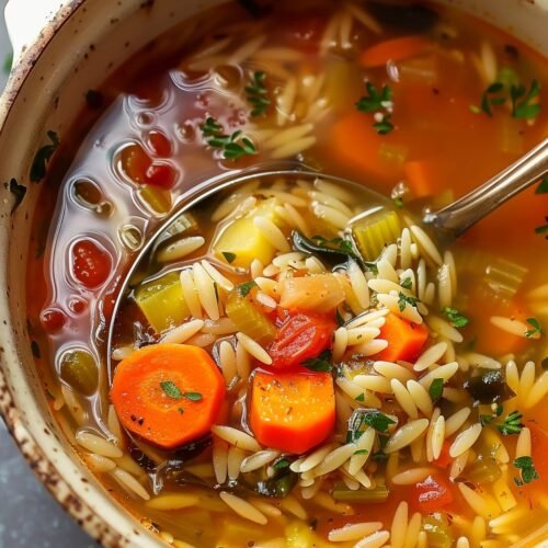 Vegetable Orzo Soup