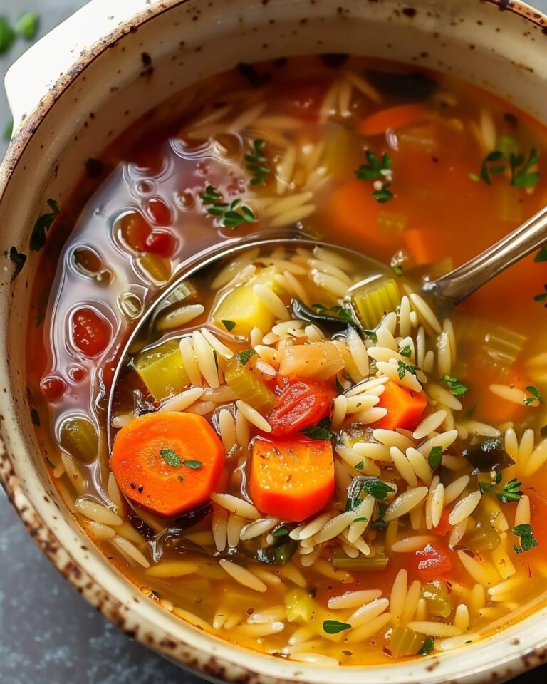 Vegetable Orzo Soup