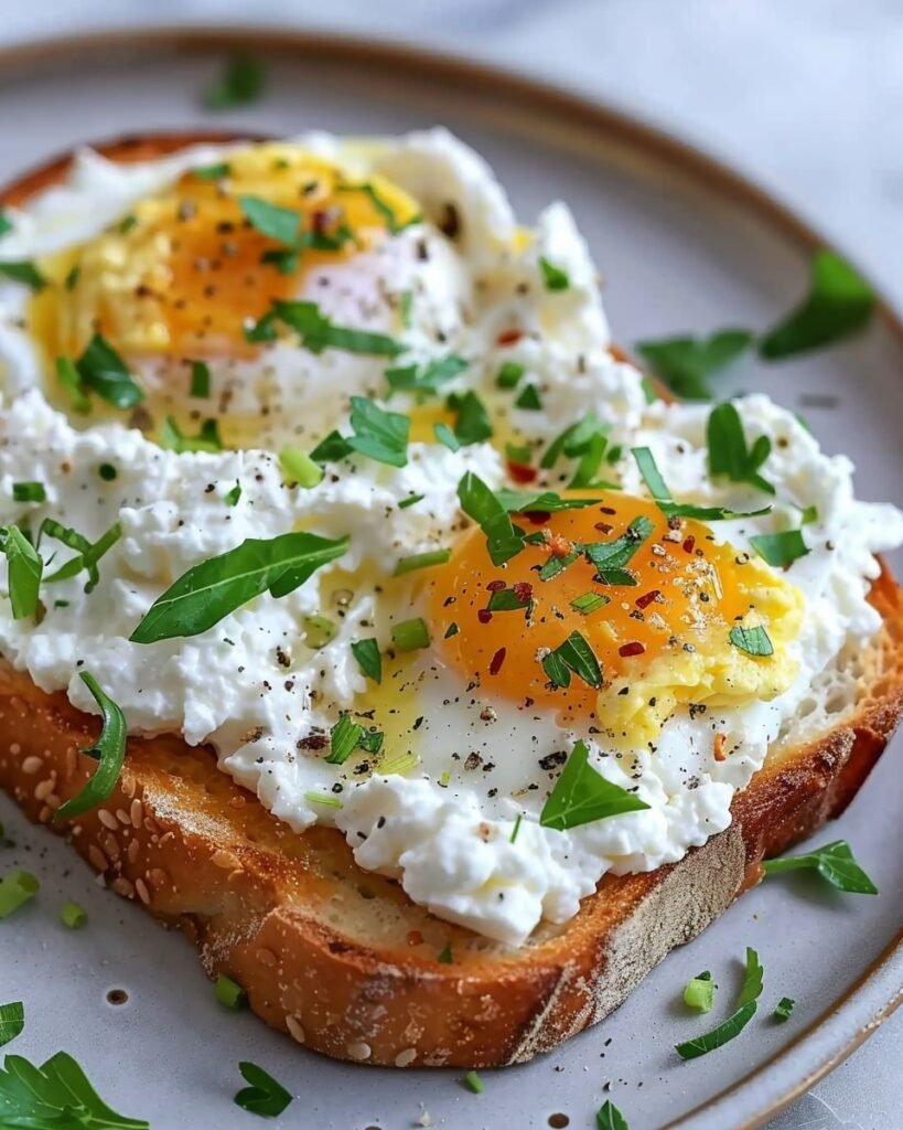 Egg and Ricotta Toast