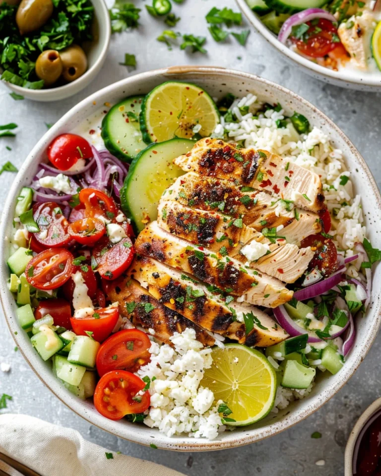 Greek Chicken Bowls