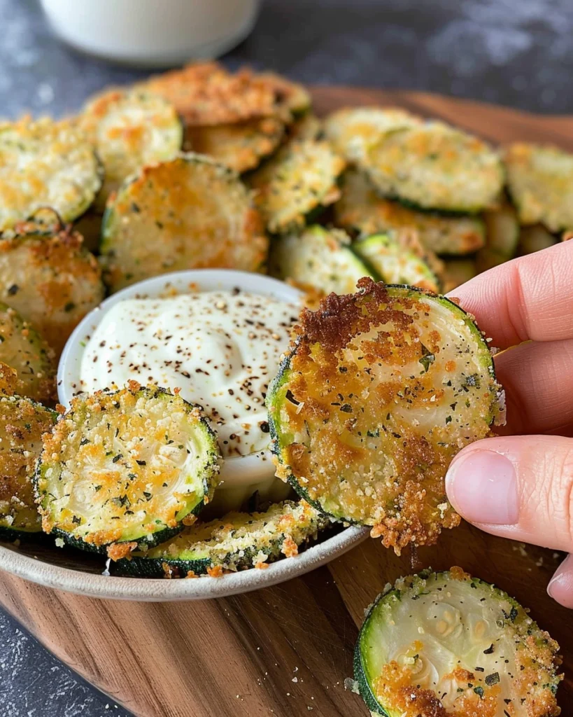 Zucchini Chips in Air Fryer