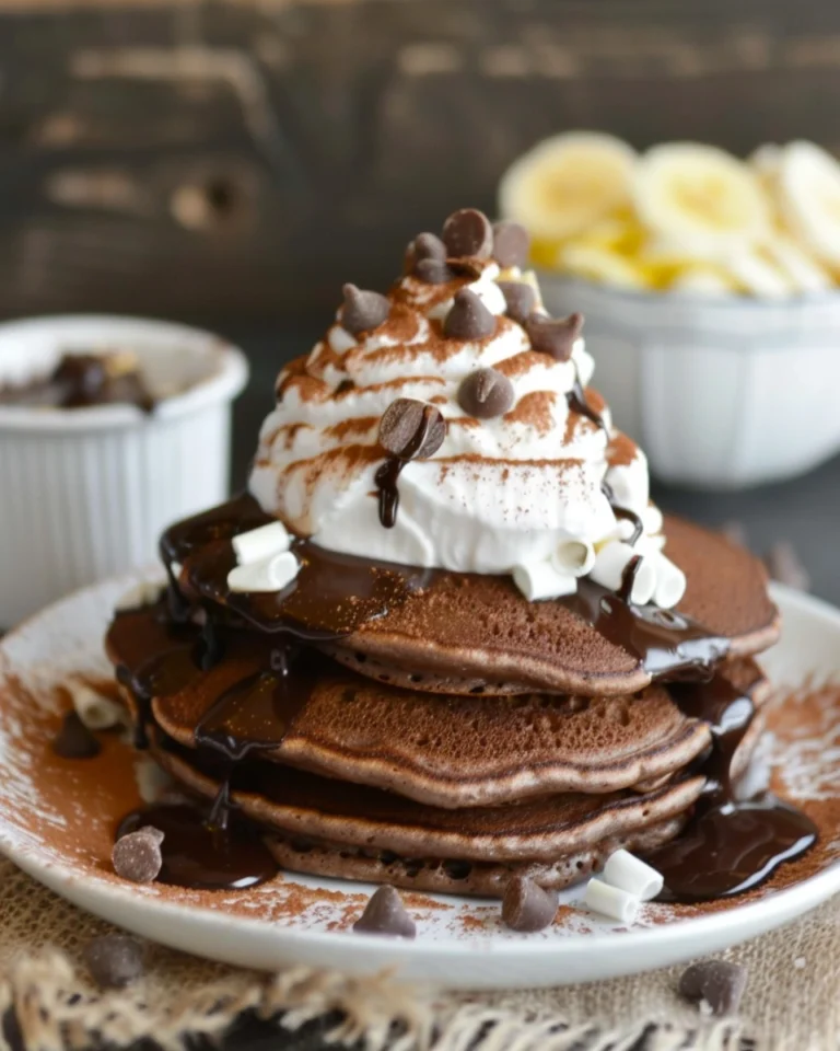 Hot Chocolate Pancakes Recipe