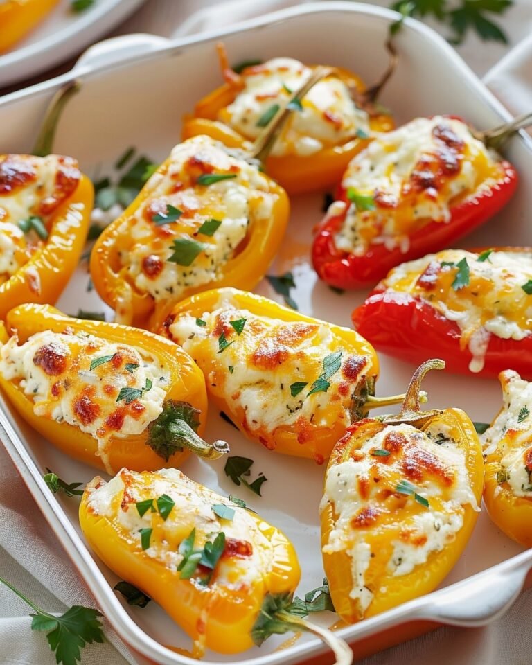 Cream Cheese Stuffed Mini Peppers