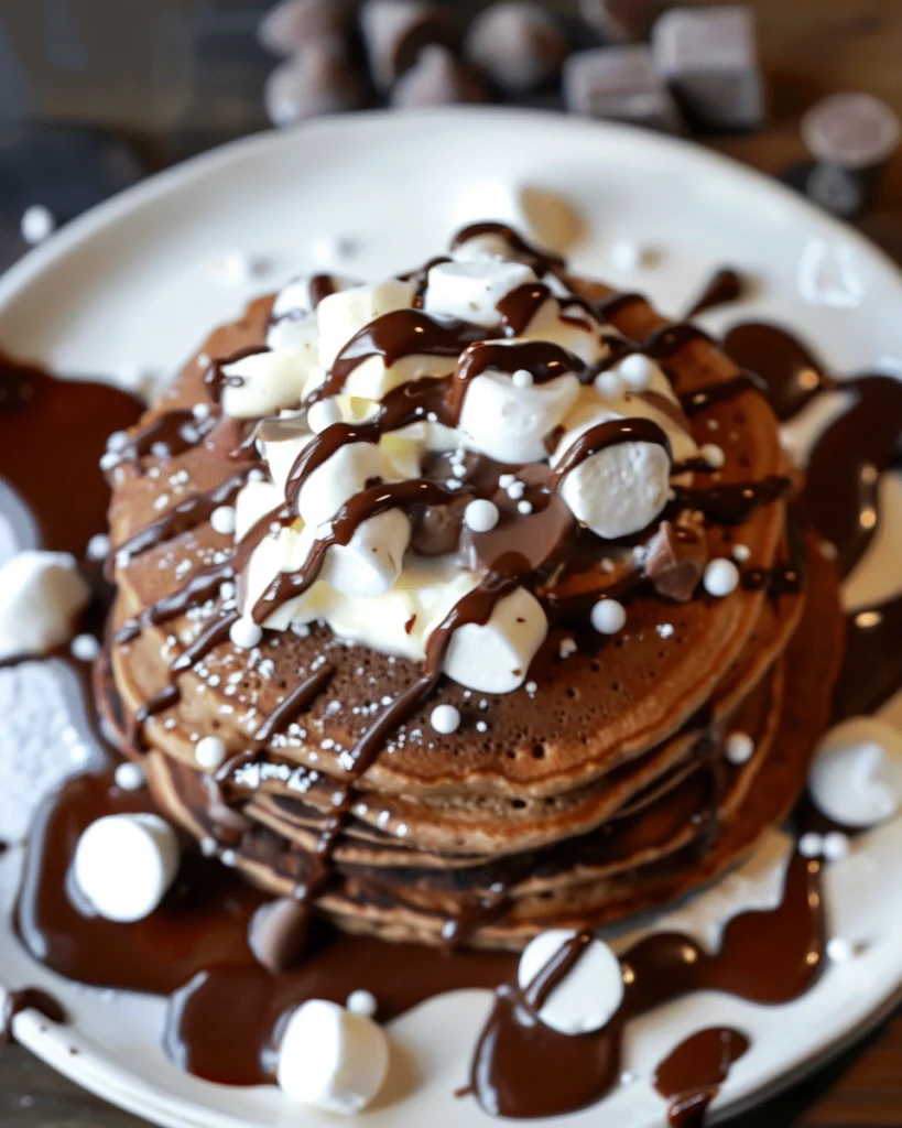 Hot Chocolate Pancakes Recipe