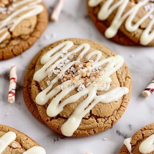 Chewy Maple Cinnamon Cookies with White Chocolate