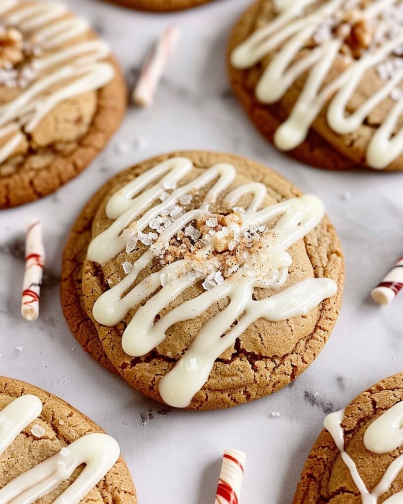 Chewy Maple Cinnamon Cookies with White Chocolate