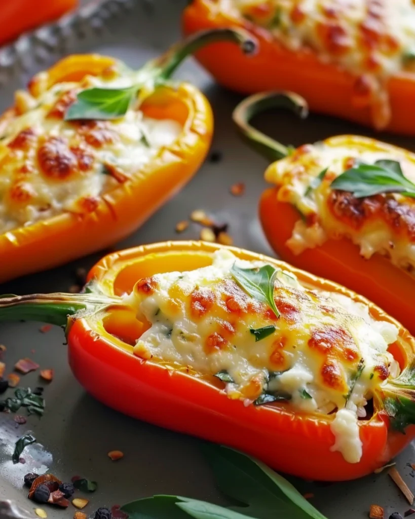 Cream Cheese Stuffed Mini Peppers