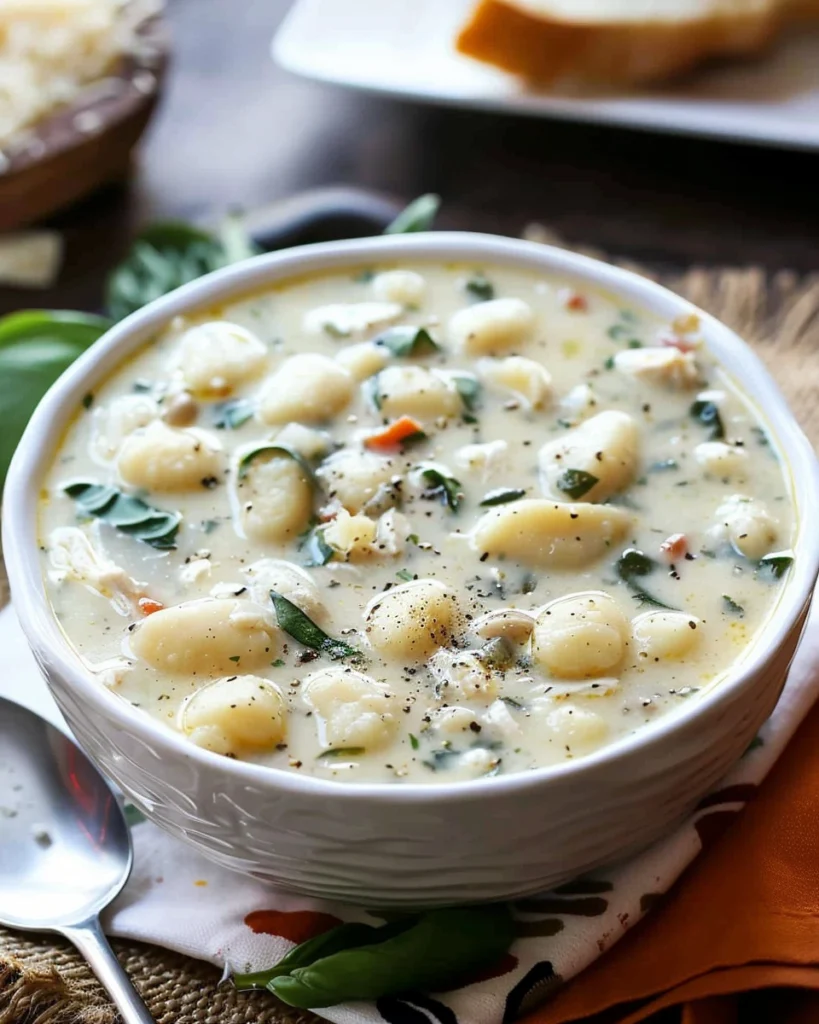 Olive Garden Chicken Gnocchi Soup