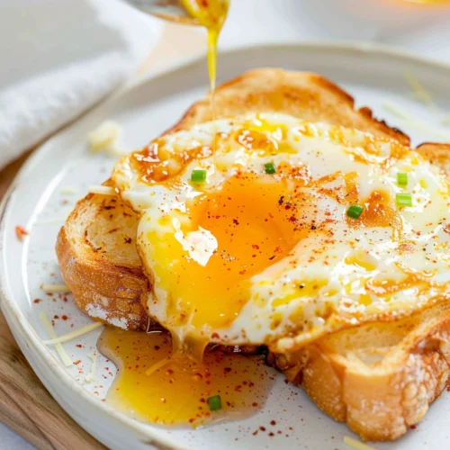 Air Fryer Egg & Cheese Toast