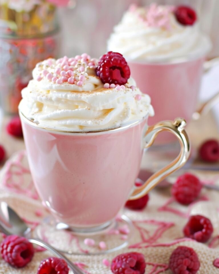 Raspberry White Hot Chocolate