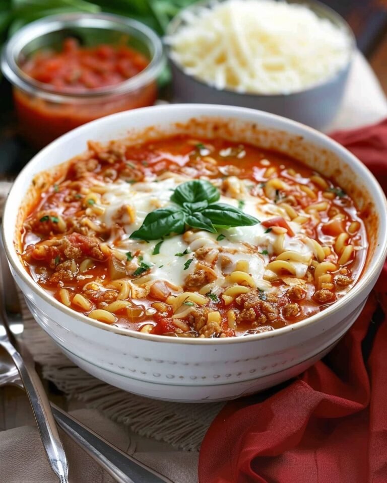 Lasagna Soup