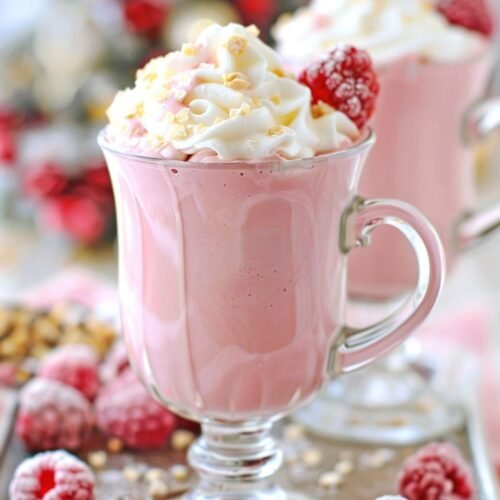 Raspberry White Hot Chocolate
