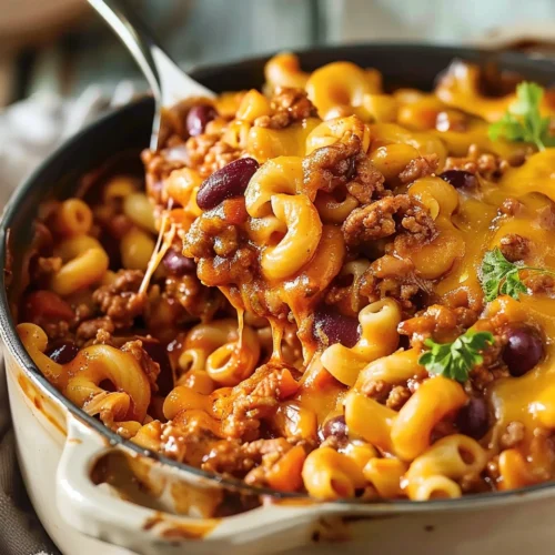 Turkey Chili Mac and Cheese