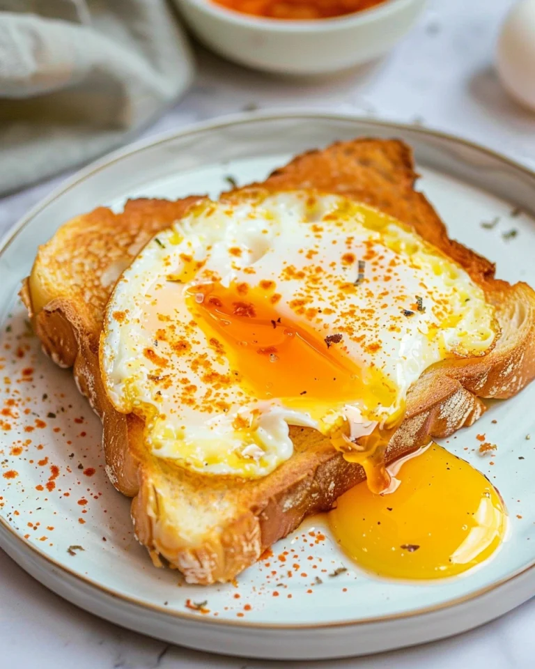 Air Fryer Egg & Cheese Toast