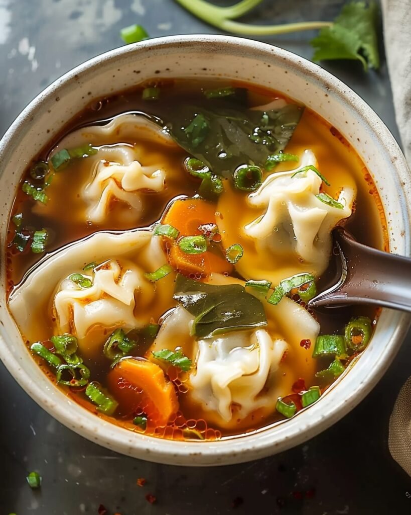 Comforting Potsticker Soup