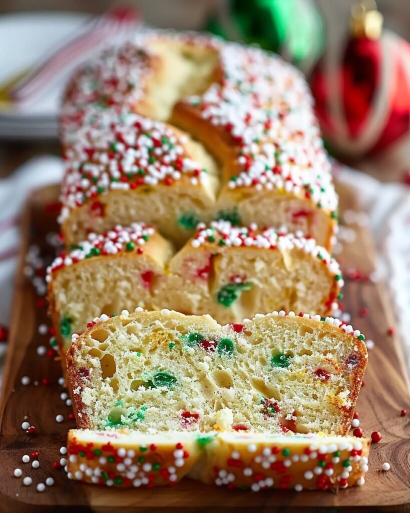Holiday Sprinkle Buttermilk Bread